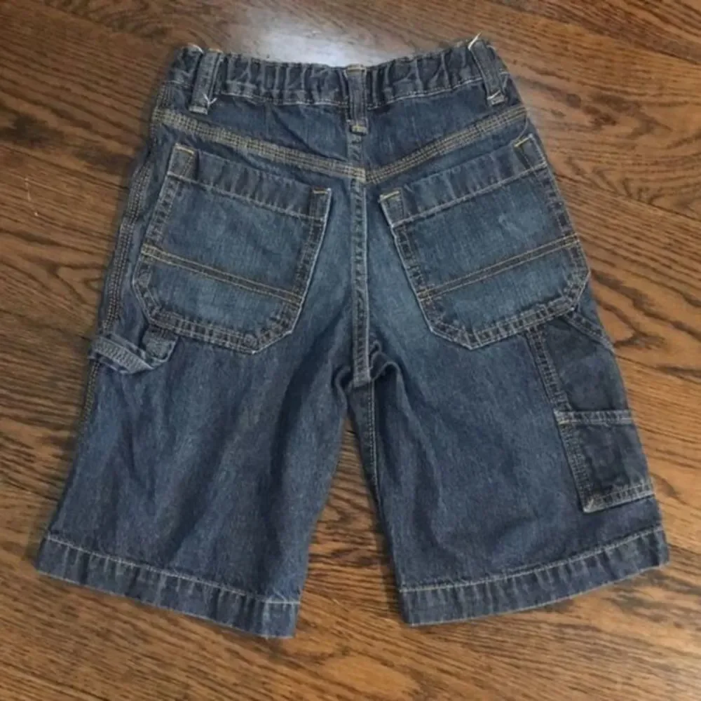 OLD NAVY Boys Denim Painter Jean Shorts Size 8
